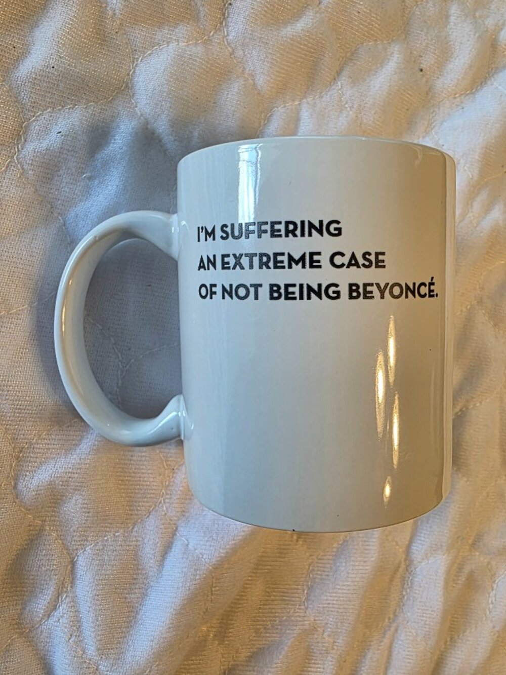 Sapling Press Mug Not Beyonce Funny Kitschy Coffee Cup